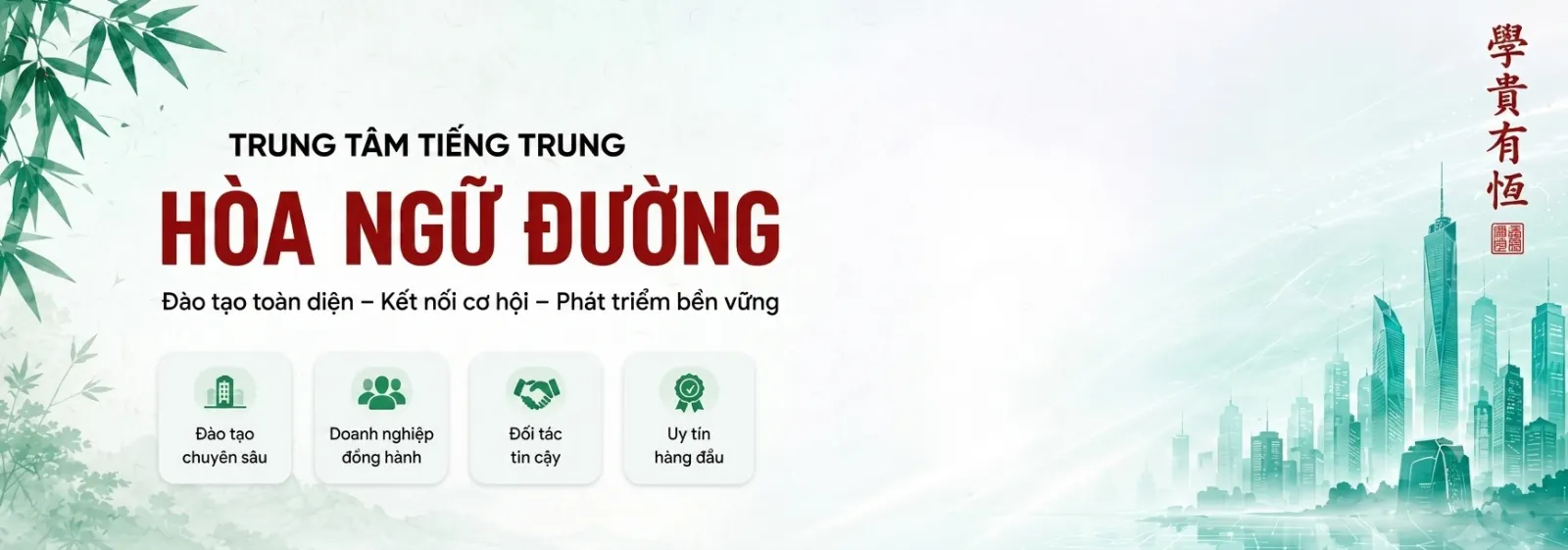 Mảng hoạt động chính — Hòa Ngữ Đường