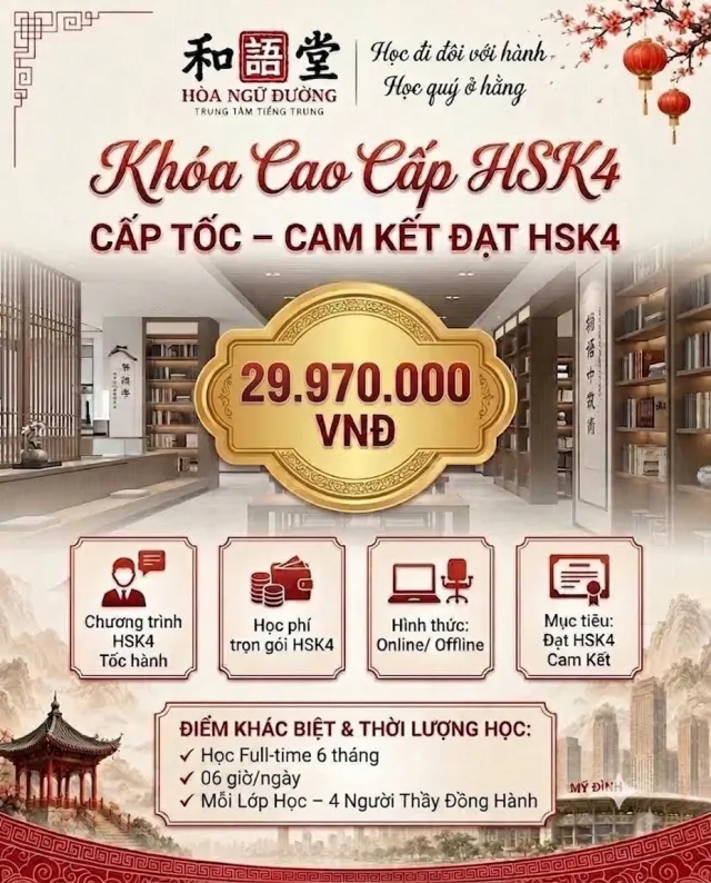 Luyện HSK 4 Cấp Tốc